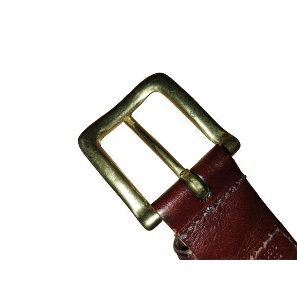 Fossil Mens Brown Woven Braided Leather Belt with Buckle Size‎ 36 - Picture 2 of 12